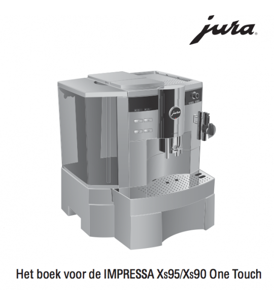 Gebruiksaanwijzing Jura Impressa OTC XS90/XS95
