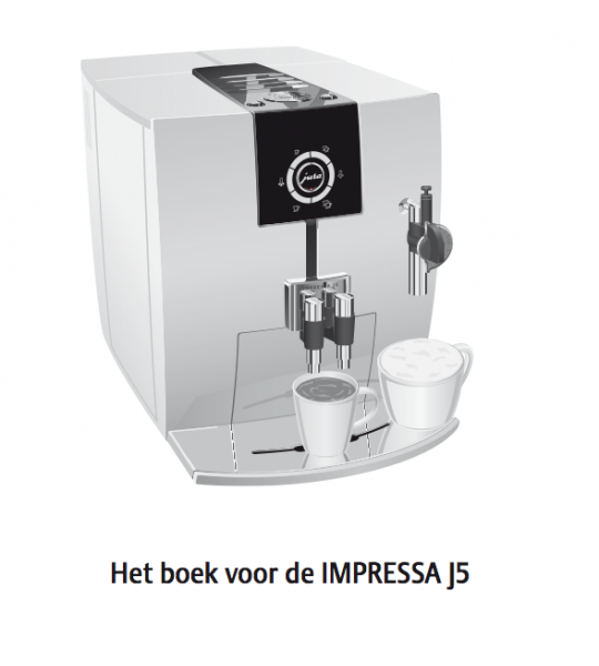 Gebruiksaanwijzing Jura Impressa J5
